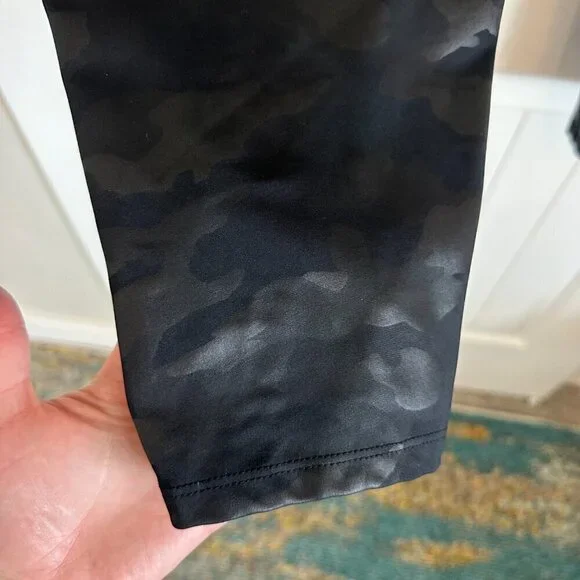 Simply Vera Vera Wang leggings black camo detail women's plus 1X - Picture 3 of 7